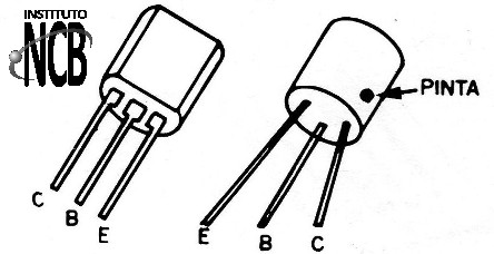 Figura 12 – Identificação dos transistores
Figura 12 – Identificação dos transistores