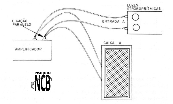 Figura 2 – Ligação em paralelo com os alto-falantes
Figura 2 – Ligação em paralelo com os alto-falantes