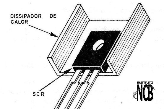 Figura10 – Montagem do SCR em dissipador

