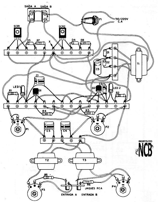 Figura 13 – Montagem em ponte de terminais
Figura 13 – Montagem em ponte de terminais