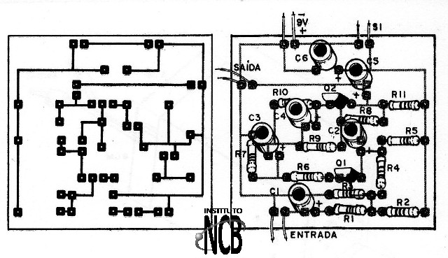 Figura 5 – Placa para a montagem
Figura 5 – Placa para a montagem
