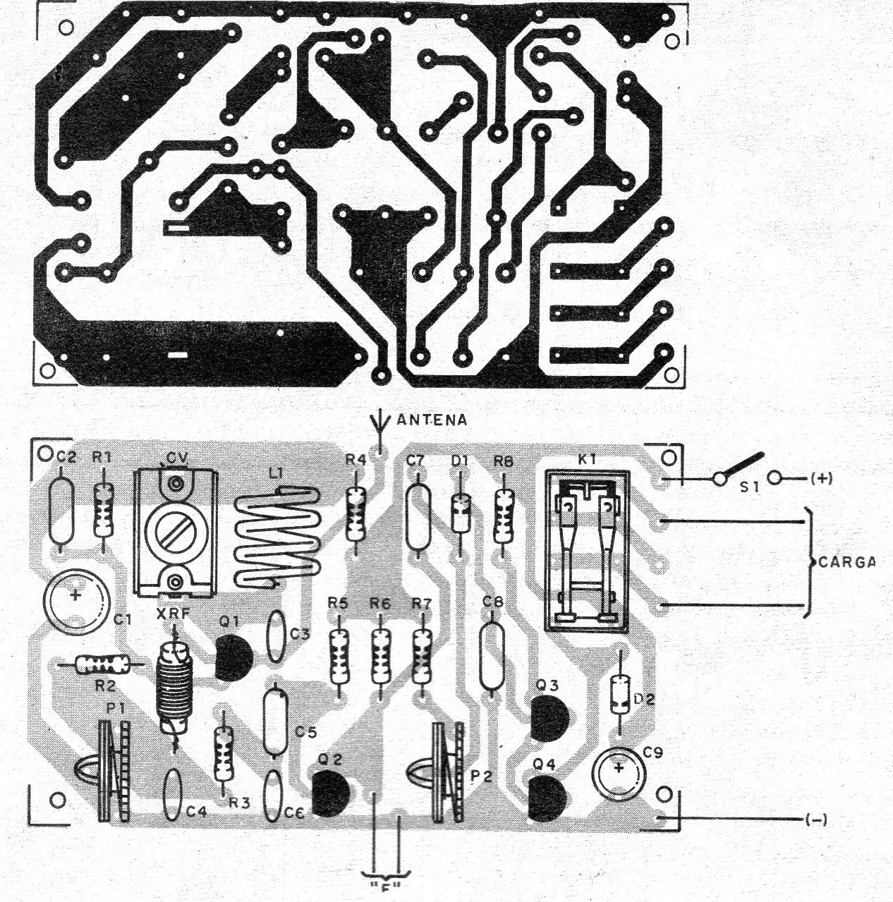 Figura 4 – Placa para o receptor
Figura 4 – Placa para o receptor