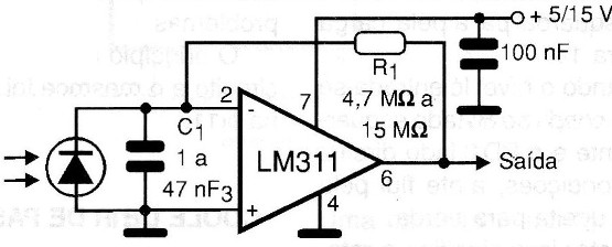 Figura 14 – Amplificador para sensor óptico
