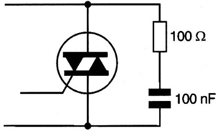 ”Snubber” para evitar EMI
”Snubber” para evitar EMI