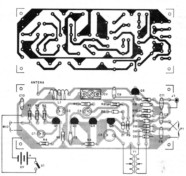 Figura 3 – Placa para a montagem
Figura 3 – Placa para a montagem