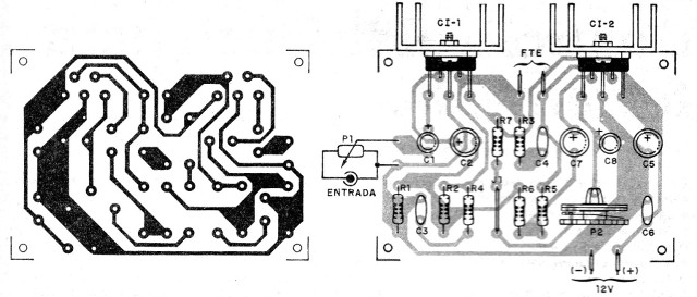 Figura 4 – Placa para a montagem
Figura 4 – Placa para a montagem