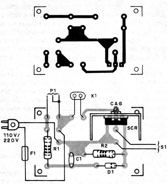Figura 4 – Placa para a montagem
Figura 4 – Placa para a montagem