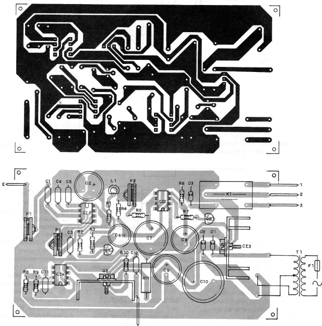    Figura 3 – Sugestão de placa de circuito impresso

