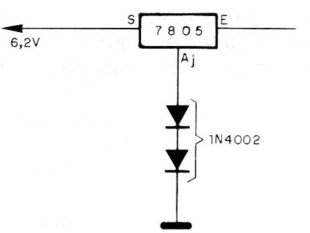 Figura 4 – Usando o 7805
Figura 4 – Usando o 7805