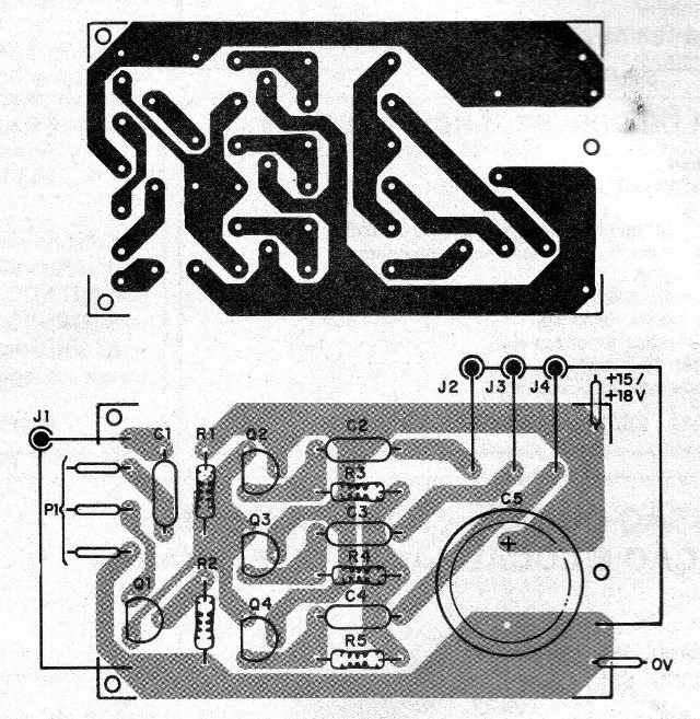 Figura 2 – Placa de circuito impresso para a montagem
Figura 2 – Placa de circuito impresso para a montagem