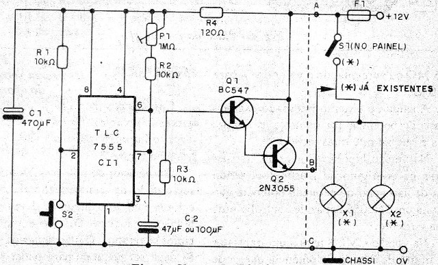 Figura 1 – Diagrama do aparelho – Versão 1 - bipolar
Figura 1 – Diagrama do aparelho – Versão 1 - bipolar