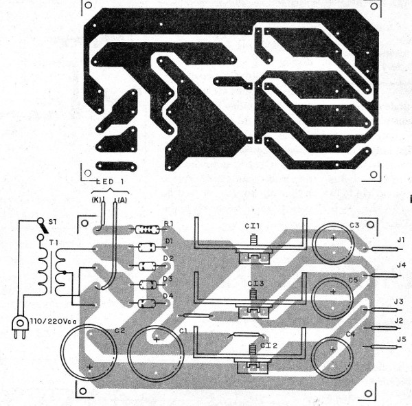 Figura 2 – Placa para a montagem
Figura 2 – Placa para a montagem