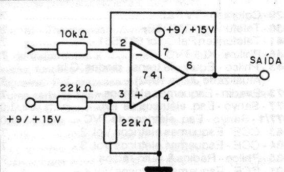    Figura 7 – Um amplificador de saída
