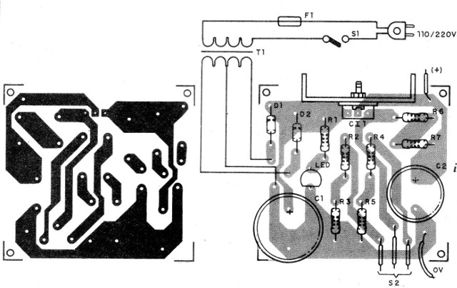 Figura 3 – Placa para a montagem
Figura 3 – Placa para a montagem