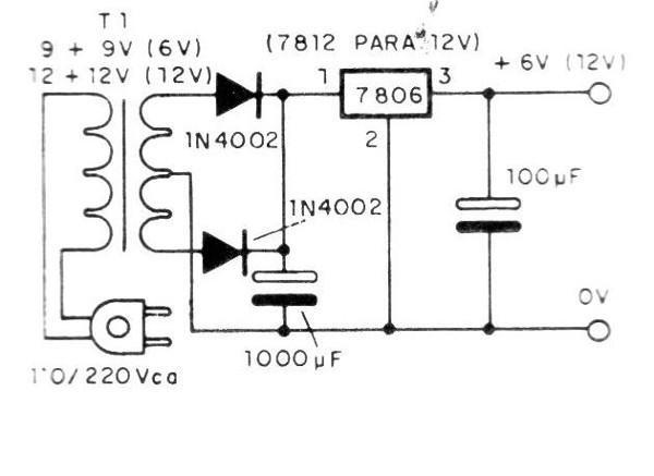Figura 3 – Fonte para o circuito
Figura 3 – Fonte para o circuito
