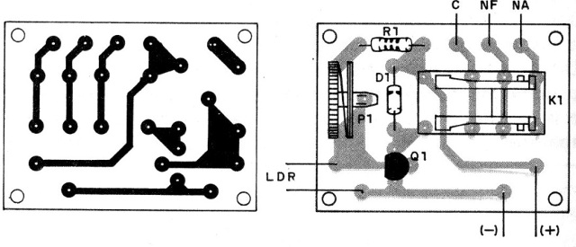 Figura 3 – Placa de circuito impresso para a montagem
Figura 3 – Placa de circuito impresso para a montagem
