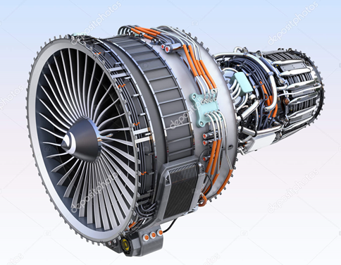 Figura 4 – Um turbofan
Figura 4 – Um turbofan