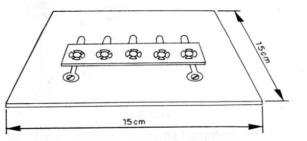 Figura 7 – Base para a montagem
Figura 7 – Base para a montagem
