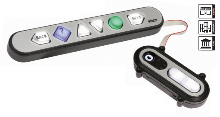 Figura 2 – Teclado para pessoas com limitação de mobilidade
Figura 2 – Teclado para pessoas com limitação de mobilidade