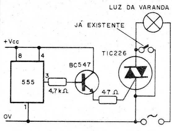 Figura 4 – Usando um Triac
Figura 4 – Usando um Triac