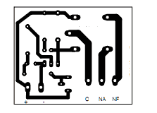 Uma placa de circuito impresso

