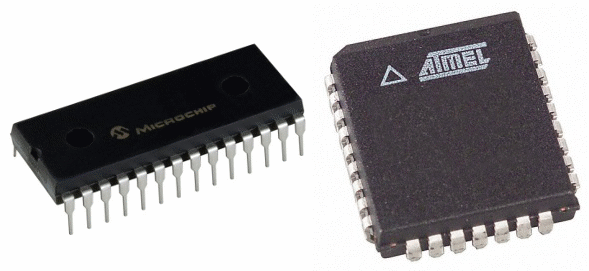 Figura 147 – Dois exemplos de chips de EEPROM
