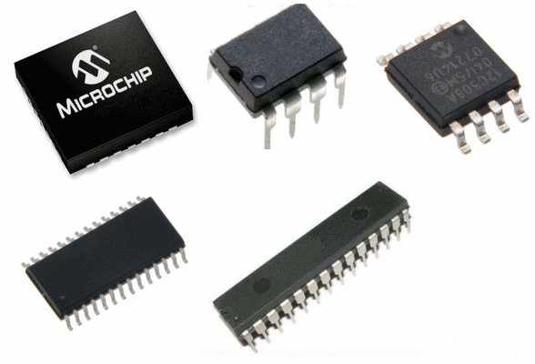 Figura 182 – Invólucros de alguns microcontroladores PIC
