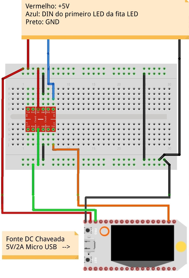 Figura 6 - circuito esquemático do projeto
