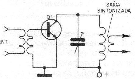 Figura 26 – Etapa amplificadora com saída sintonizada.
