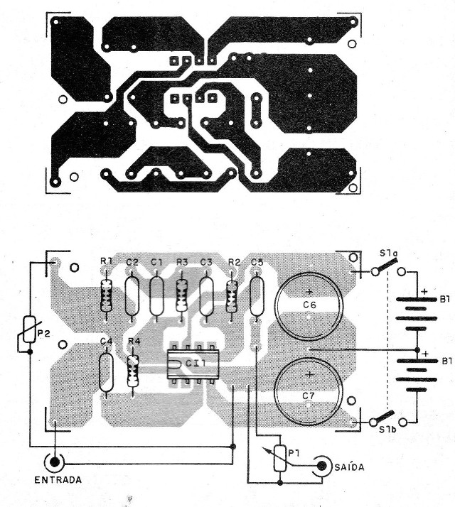 Figura 2 – Placa para a montagem
Figura 2 – Placa para a montagem