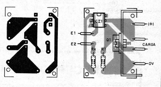 Figura 2 – Placa para a montagem
Figura 2 – Placa para a montagem