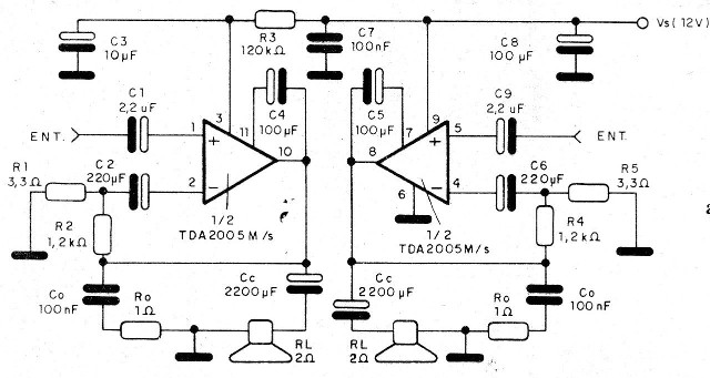 Figura 1 – Diagrama do amplificador
Figura 1 – Diagrama do amplificador