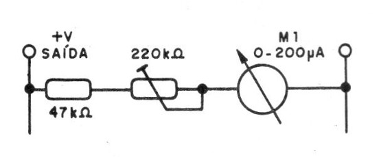 Figura 7 – Ligação do instrumento indicador de tensão
Figura 7 – Ligação do instrumento indicador de tensão