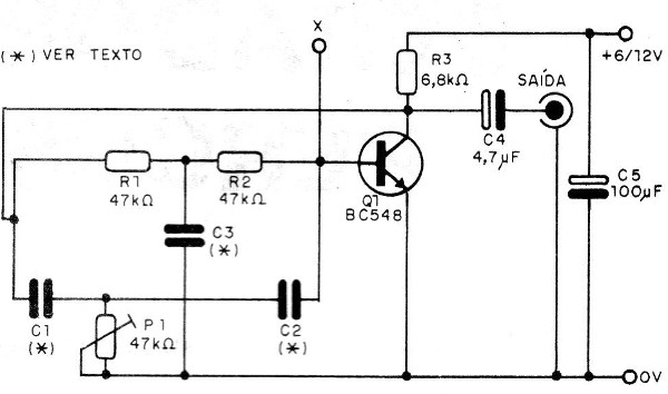 Figura 5 – Diagrama do primeiro oscilador
Figura 5 – Diagrama do primeiro oscilador