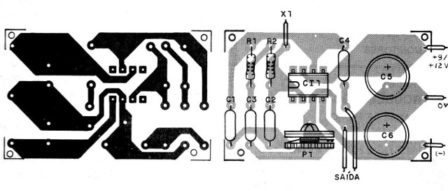 Figura 8 – Placa para o projeto 2
Figura 8 – Placa para o projeto 2