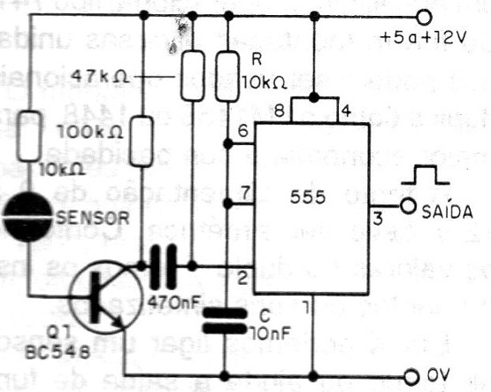 Figura 12 – Disparo com o 555
Figura 12 – Disparo com o 555