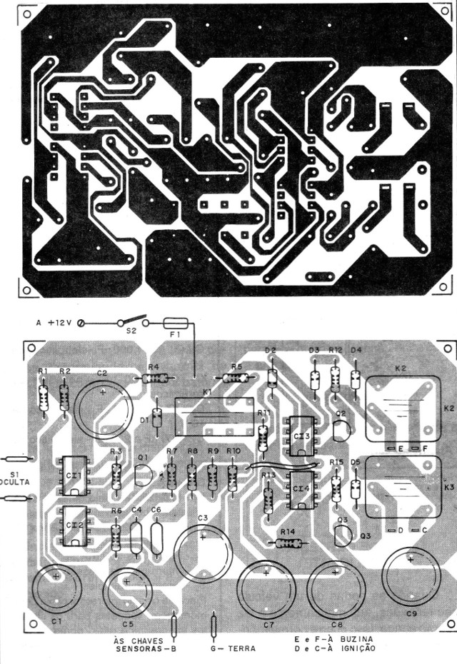 Figura 2 – Placa para a montagem
Figura 2 – Placa para a montagem