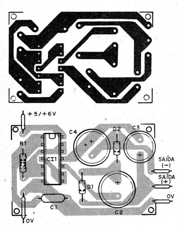 Figura 2 – Placa para a montagem
Figura 2 – Placa para a montagem