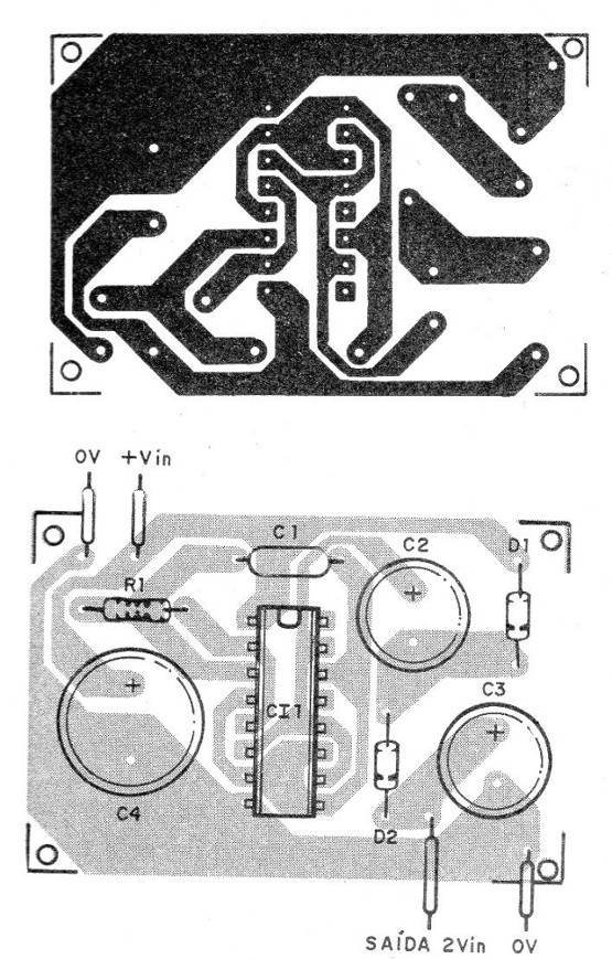    Figura 2 – Placa para a montagem
