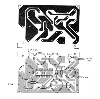 Figura 2 – Placa para a montagem
Figura 2 – Placa para a montagem