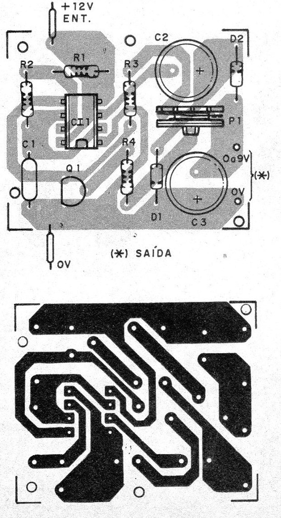    Figura 2 – Placa para a montagem
