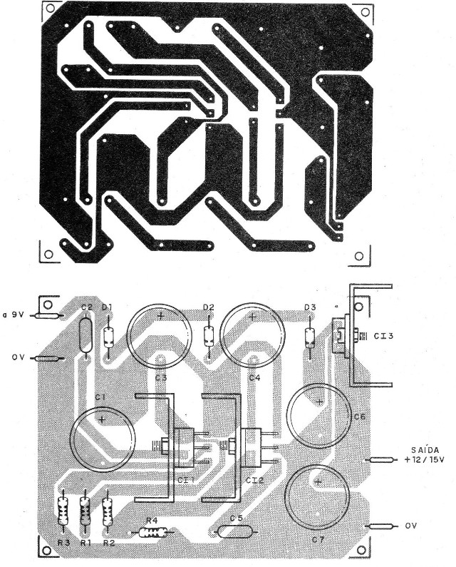 Figura 2 – Placa para a montagem
Figura 2 – Placa para a montagem