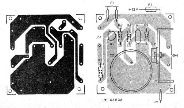 Figura 5 – Placa para o termostato
Figura 5 – Placa para o termostato
