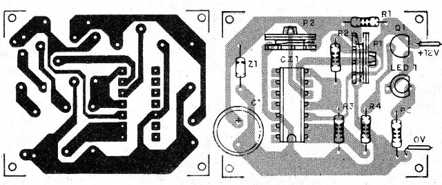 Figura 3 – Placa de circuito impresso para a montagem
Figura 3 – Placa de circuito impresso para a montagem