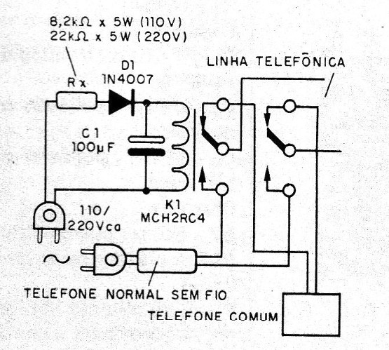 Figura 1 – Diagrama completo do aparelho
Figura 1 – Diagrama completo do aparelho