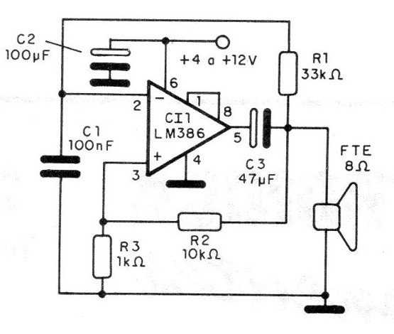 Figura 1 – Diagrama do oscilador
Figura 1 – Diagrama do oscilador