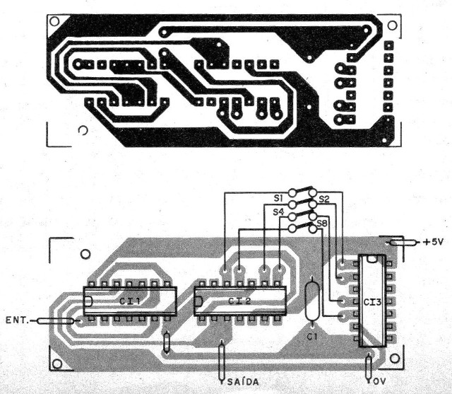    Figura 2 – Placa para a montagem
