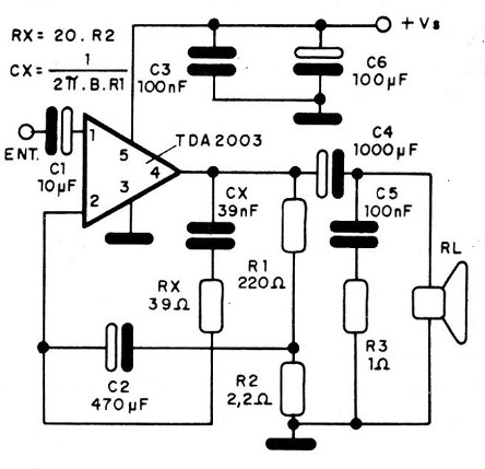 Figura 3 – Circuito de teste
