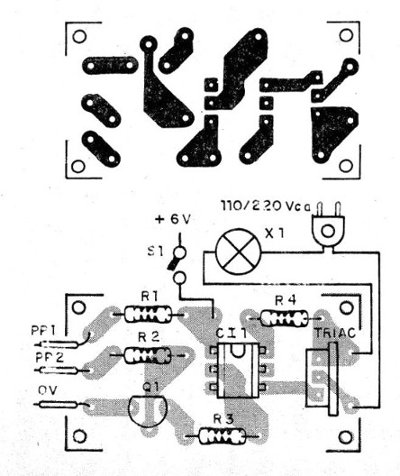 Figura 2 – Placa para a montagem
Figura 2 – Placa para a montagem