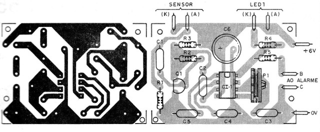 Figura 10 – Placa do módulo receptor
Figura 10 – Placa do módulo receptor